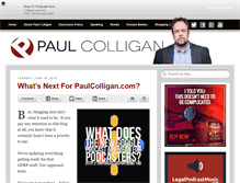 Tablet Screenshot of paulcolligan.com